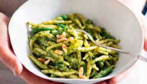 Trofie al pesto con fagiolini