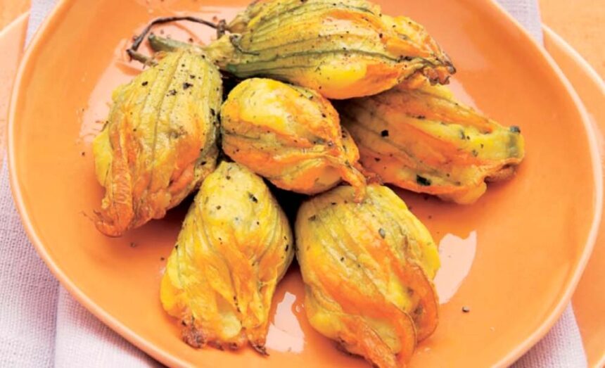 Fiori di zucca alla ligure